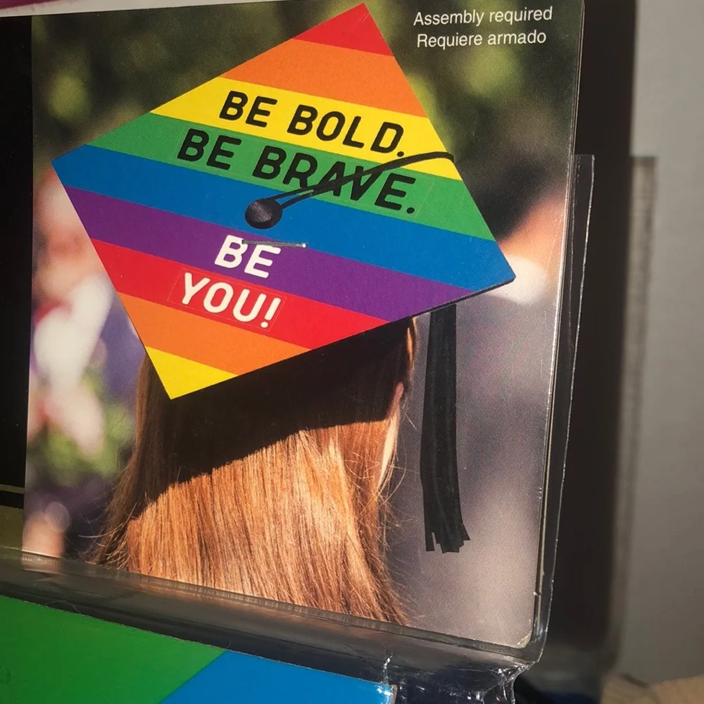 New Graduation Cap Hat for College or High School unisex Rainbow Colorful Y2K